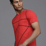 Men Red Printed T-shirt